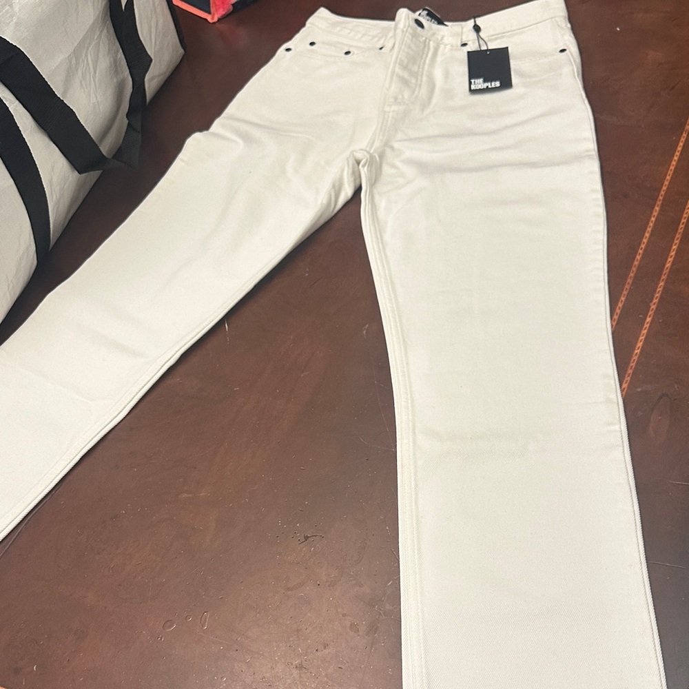 ✔️#34 BNWT The Kooples White Denim Jeans